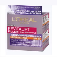 Kremy do twarzy - L''oreal L Oréal - REVITALIFT FILLER [HA] - Intensywnie wypełniający krem przeciwzmarszczkowy - SPF50 - 50 ml - miniaturka - grafika 1