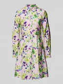 Sukienki - Sukienka koszulowa o długości do kolan z listwą guzikową model ‘KAYA’ - miniaturka - grafika 1