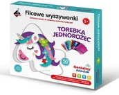 Zabawki kreatywne - Filcowe wyszywanki - torebka jednorożec - miniaturka - grafika 1