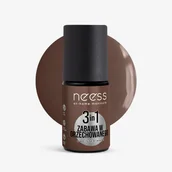 Lakiery hybrydowe - NEESS Lakier hybrydowy One Step 3in1 Zabawa w Orzechowanego 4 ml - miniaturka - grafika 1