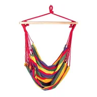 Huśtawki - Happy Green Wiszący fotel bujany czerwony, 100 x 100 cm - miniaturka - grafika 1