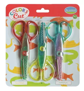 Aladine NOŻYCZKI z metalowymi ostrzami wzorki 3 szt. A42038 - Przybory szkolne Aladine NOŻYCZKI z metalowymi ostrzami wzorki 3 szt. A42038 - Przybory szkolne - miniaturka - grafika 1