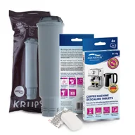 Akcesoria i części do ekspresów do kawy - Zestaw Krups Filtr Krups F08801, Decalc 6 Szt. - miniaturka - grafika 1
