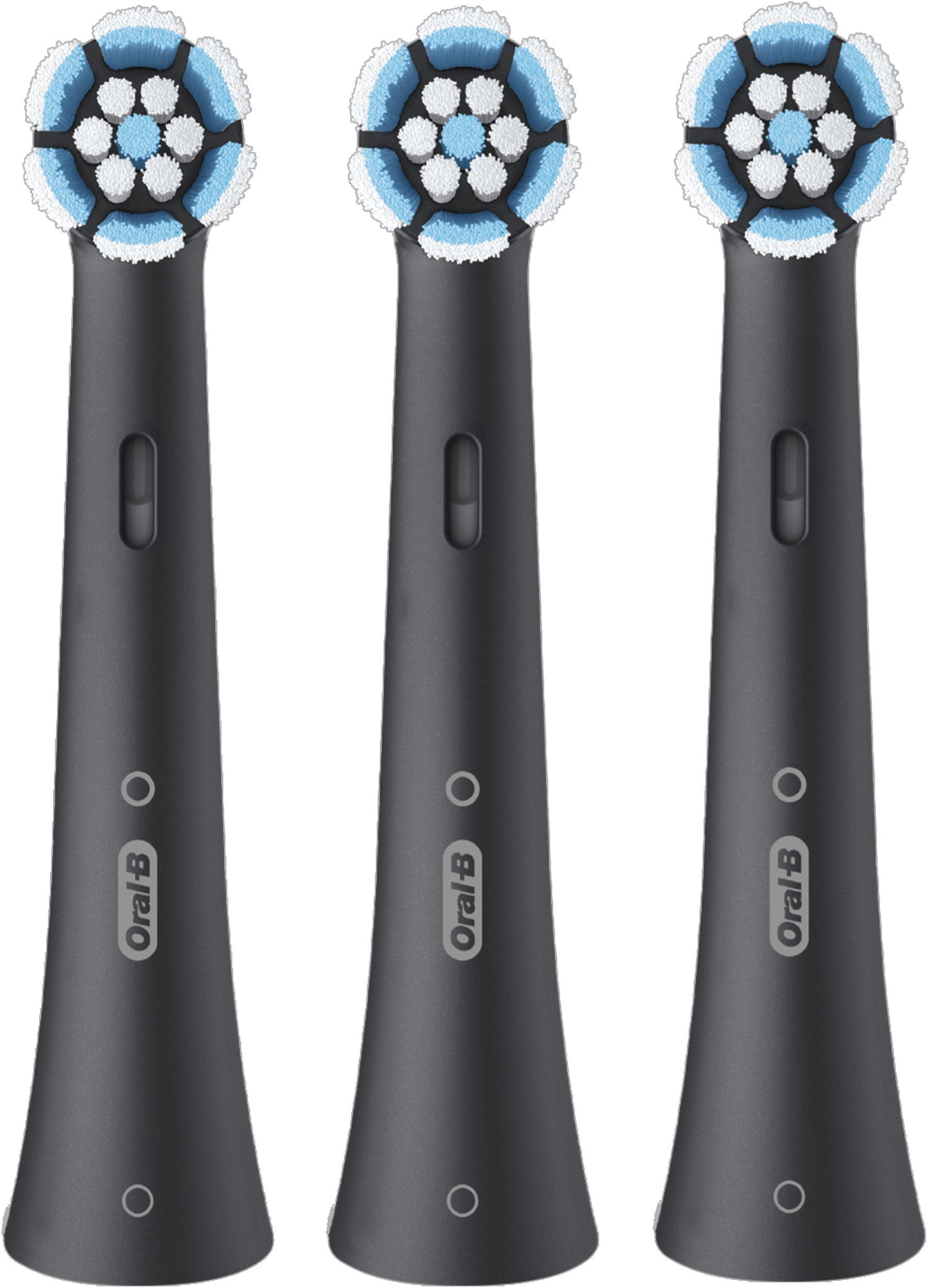 Oral-B iO Gentle Care Black replacement brushes 3pcs, black