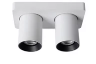 Lampy sufitowe - Lucide NIGEL Biały LED 2x5W DIM ściemnialny CRI95 2xGU10 Spot 09929/10/31 - miniaturka - grafika 1