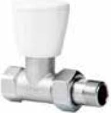 Arco Zestaw Zaworów Prostych Zawór Zasilający + Zawór Powrotny Metalowa Nakrętka 1/2