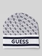 Czapki damskie - Czapka z dzianiny z wyhaftowanym logo model ‘SEVYN’ - miniaturka - grafika 1