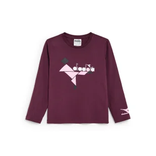 Koszulka dziewczęca DIADORA JG.T-SHIRT LS GLEE - Koszulki dla dziewczynek - miniaturka - grafika 1