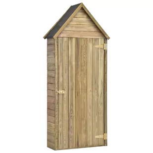vidaXL Szopka na narzędzia, 77x37x178 cm, impregnowana sosna - Altany ogrodowe - miniaturka - grafika 1