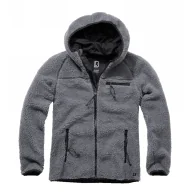 Odzież taktyczna i umundurowanie - Bluza Polarowa BRANDIT Teddyfleece Worker Jacket - Antracyt 5XL - miniaturka - grafika 1