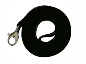 Maskotki i pluszaki - LONŻA DLA HOBBY HORSE - CZARNA Z SREBRNYM PASKIEM - miniaturka - grafika 1