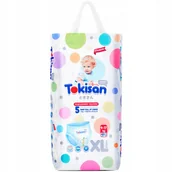 Pieluchy - PIELUCHOMAJTKI ROZMIAR 5 XL 9-17kg 40 szt Tokisan Junior Premium Pants - miniaturka - grafika 1