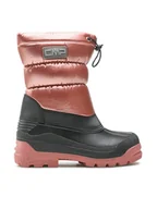 Buty dla dziewczynek - CMP Śniegowce Kids Glacey Snowboots 3Q71274J Różowy - miniaturka - grafika 1