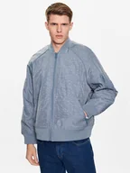 Kurtki męskie - Calvin Klein Jeans Kurtka bomber J30J322938 Szary Relaxed Fit - miniaturka - grafika 1