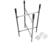 Akcesoria do monitoringu - Podstawa fundamentowa BEMKO do słupa oświetleniowego 160×160 mm - miniaturka - grafika 1