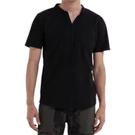 Koszulki męskie - Replay Męski T-shirt M6452, 098 Black, XXL, 098 BLACK, XXL - miniaturka - grafika 1