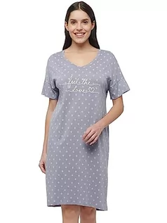 Piżamy damskie - Triumph Damska koszula nocna, Połączenie szarej kombinacji, 36 - grafika 1