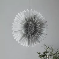 Ozdoby bożonarodzeniowe - Gwiazda dekoracyjna Solina wisząca, szara, Ø 60 cm - miniaturka - grafika 1