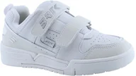Buty dla dziewczynek - Dziewczęce półbuty wiosenne do szkoły Bartek 8600019 Białe - miniaturka - grafika 1