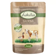 Mokra karma dla psów - Lukullus Naturkost Adult bez zbóż, kaczka i cielęcina, 1 x 300 g - 1 szt. - miniaturka - grafika 1