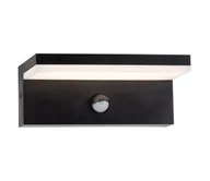 Lampy ogrodowe - LED Kinkiet zewnętrzny z czujnikiem TESA LED/10W/230V IP54 czarny - miniaturka - grafika 1