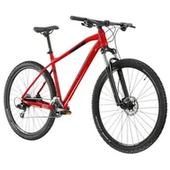 Rowery - Rower górski MTB KROSS Level 1.0 M19 29 cali męski Czerwono-czarny - miniaturka - grafika 1