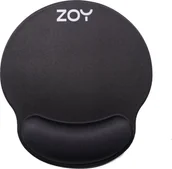 Podkładki pod mysz - Podkładka ZOY żelowa czarna ZMP25 - miniaturka - grafika 1
