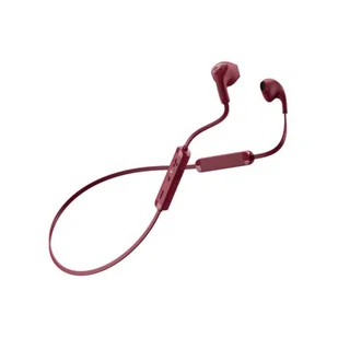 Fresh n Rebel Wireless Tip Ruby Red Bordowe - Słuchawki - miniaturka - grafika 1