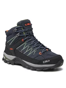 CMP Trekkingi Rigel Mid Trekking Shoe Wp 3Q12947 Granatowy - Buty trekkingowe męskie - miniaturka - grafika 1