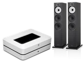 Zestawy stereo - Bluesound POWERNODE (biały) + 603 S3 (czarny) - miniaturka - grafika 1
