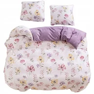 Pościel - Pościel 160x200 bawełna satynowa dwustronna GierekHoff 3el kwiaty - miniaturka - grafika 1