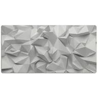 Podkładki na biurko - Mata ochronna na biurko Abstrakcja biała 120x60 cm, Dywanomat - miniaturka - grafika 1