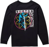Koszulki męskie - t-shirt BURTON NUCLEAR AIR LS TEE True Black - miniaturka - grafika 1