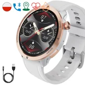 Smartwatch - Rubicon Sport Amoled Biały RG - miniaturka - grafika 1