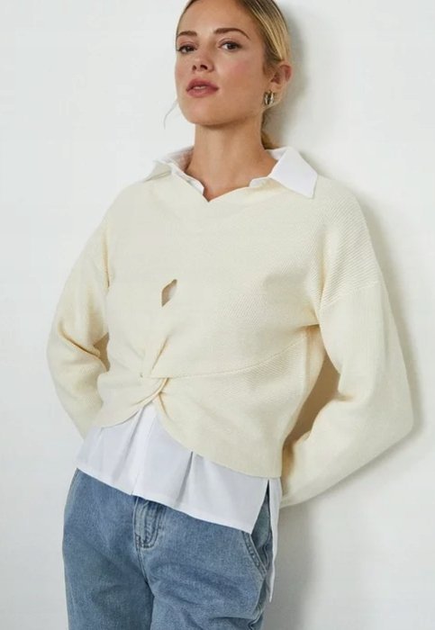 0A1D1_A* COAST SWETER DAMSKI KLASYCZNY CASUAL L