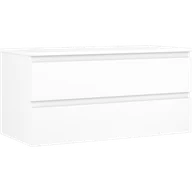 Szafki łazienkowe - Mexen Orio szafka łazienkowa podumywalkowa 100 cm z blatem, 2 szuflady, biała mat - 91A10-10047-2-BFFC01 - miniaturka - grafika 1