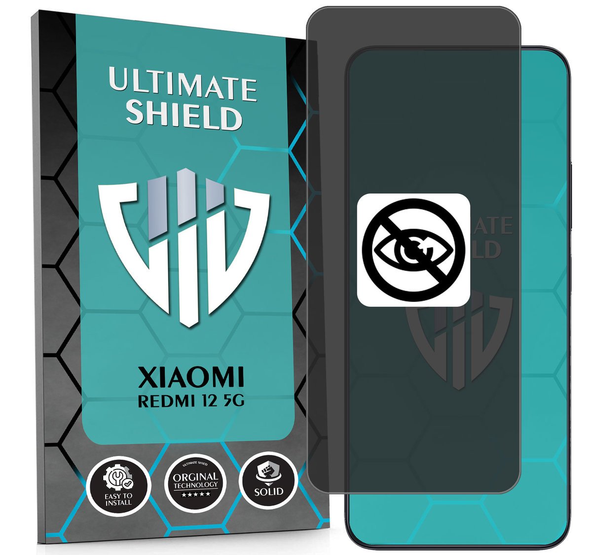 NAJLEPSZA FOLIA 5D ANTYSZPIEGOWSKA DO XIAOMI REDMI 12 5G HYDROŻELOWA MATOWA