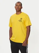 Koszulki męskie - adidas T-Shirt BT IS0183 Żółty Regular Fit - miniaturka - grafika 1