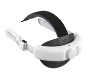 Akcesoria VR - KIWI Design Pasek na głowę z baterią 6400mAh Q31-2.2U do Meta Quest 3 - miniaturka - grafika 1