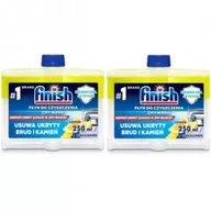 Środki do zmywarek - Finish Płyn do czyszczenia zmywarki czyścik Lemon zestaw 2 x 250 ml - miniaturka - grafika 1
