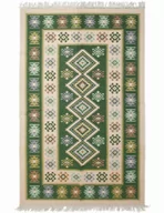 Dywany - MULTI-DECOR Dywan Kilim zielony 120 x 180 cm - miniaturka - grafika 1