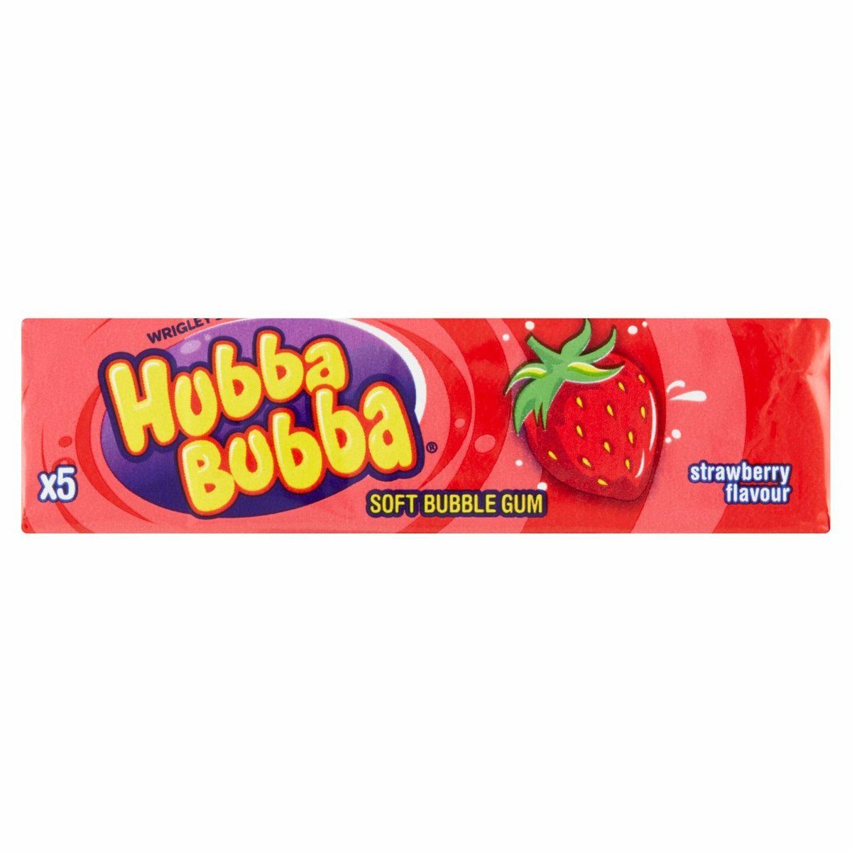 Hubba Bubba Guma do żucia o smaku truskawkowym 35 g (5 sztuk)