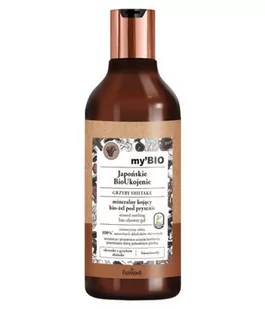 Bio Farmona MYBIO JAPOŃSKIE BIOUKOJENIE GRZYBY SHIITAKE MINERALNY KOJĄCY ŻEL POD PRYSZNIC 500ML - Kosmetyki do kąpieli - miniaturka - grafika 1