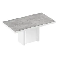 Stoły - Stół rozkładany FORUM Grey Stone MAT + Biały HG - miniaturka - grafika 1