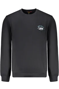 CZARNA męska bluza przez głowę LEE - Bluzy męskie - miniaturka - grafika 1