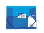 Teczki i skoroszyty - Strigo Teczka z gumką PP A4 niebieska SF026 STRIGO - miniaturka - grafika 1