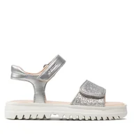 Buty dla dziewczynek - Sandały Geox J S.Coralie G. B J256EB 0NFEW C1007 S Srebrny - miniaturka - grafika 1