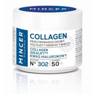 Mincer Pharma Collagen 50+ krem półtłusty przeciwzmarszczkowy  50 ml - Kremy do twarzy - miniaturka - grafika 1