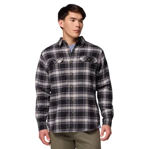 Męska koszula flanelowa Columbia Flare Gun Stretch Flannel black/two lane tartan - S - Koszule męskie - miniaturka - grafika 1