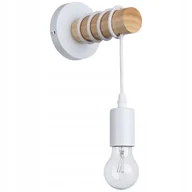 Lampy ogrodowe - Kinkiet E27 LED Eos wiszący x1 biały + WD - miniaturka - grafika 1